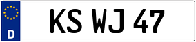 Truck License Plate